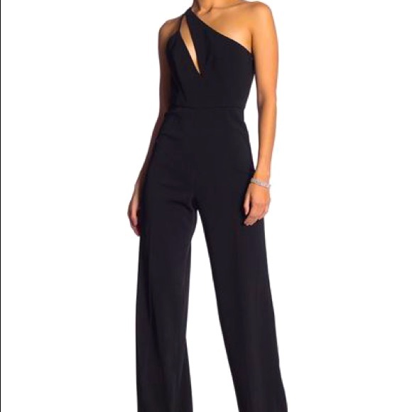 JAYGODFREY Pants - Jay Godfrey Black Portner Cutout Jumpsuit